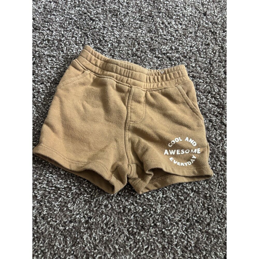 Garanimals BoysTan Fleece Shorts 18 Months
